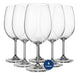 Bohemia Cristalin Set of 6 Water and Wine Glasses 590ml 1