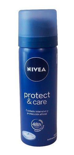 Frasco Perfume Desodorante Muestra Nivea Protect Care Gabym 0