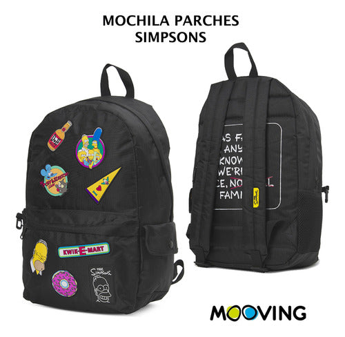 Simpsons Patch Backpack Mooving 2024 School 1