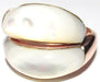 Turquia Offer // Ring // 925 Silver with Rose Gold Plating // Natural Mother of Pearl 0