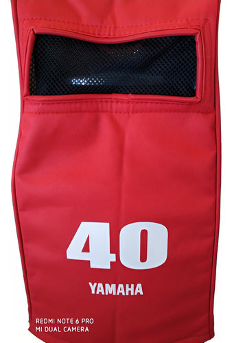 Funda Para Carcasa Motor Yamaha 40hp 2t Combinada Roja/gris 0