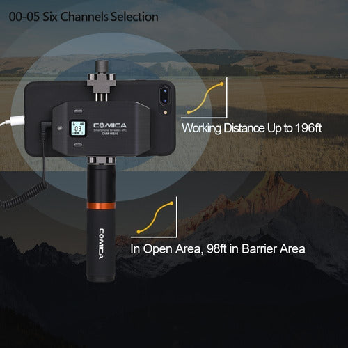 Microfono Inalambrico Para Entrevista Adaptable A Smartphon 4