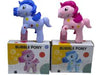 Toys Burbujero Pony Eléctrico Fiesta De Burbujas Juguete Pistola 3