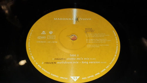 Madonna Frozen Vinilo Maxi Uk Tremendo Tema 1998 1