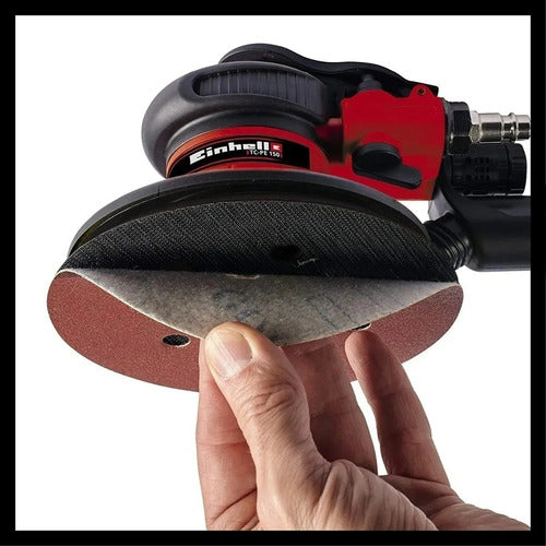 Einhell Pneumatic Orbital Sander TC-PE 150mm + 6 Sanding Discs 3