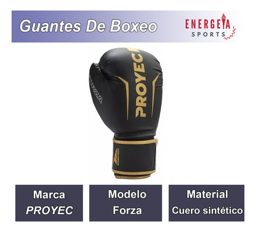 Proyec Forza Boxing Gloves Imported for Muay Thai Kickboxing 15