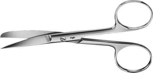 Arian 14cm Straight Rome/Acute Point First Aid Scissors 1
