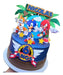 Sonic Birthday Cake Decoration Ornament 0