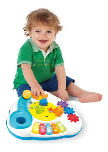 New Interactive Educational Baby Activity Table for 1,2,3 Year Olds with Blocks 2