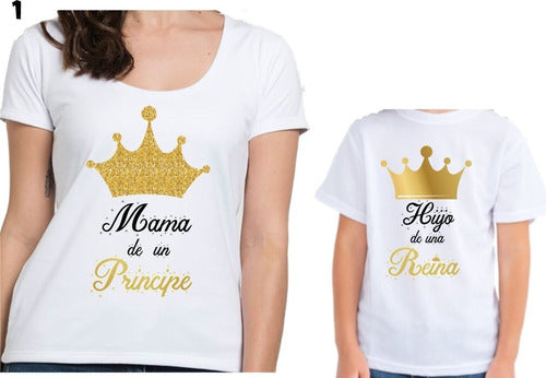 Personalized Mother and Son/Daughter T-Shirt Set for Mother's Day and Birthday 0