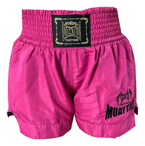 Short Muay Thai Estilo Tâilandes Feminino Treino Basic Ockto 0