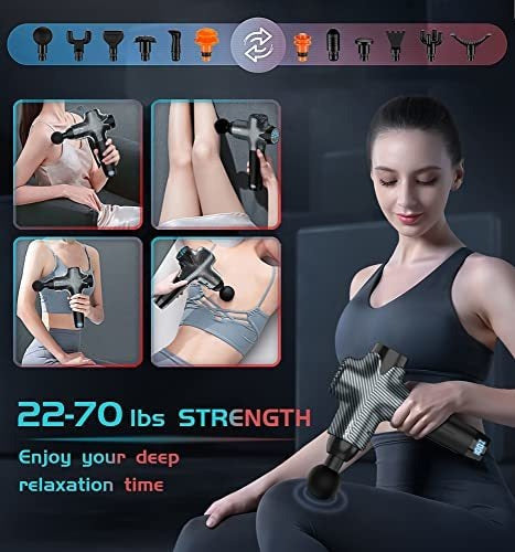 DACORM Portable Silent Muscle Massage Gun Athlete 5