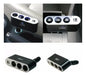 Cargador Triple Encendedor De Auto  12 V + 2 Usb Polestar 1