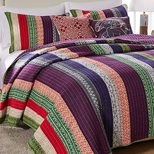 Greenland Home Fashions Juego De Edredón Greenland Home Marley, King / Cal King, Car 3