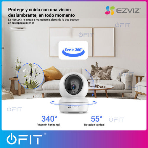 Ezviz Wifi Security Camera 2K+ Dome Smart Vision 360 X2 3