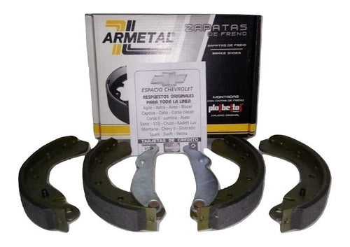 Shunko or Armetal Rear Brake Shoes for VW Gol (180mm Diameter) Senda / Gacel 1