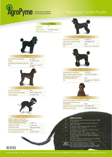 Andis Poodle Use Guide for Canine Grooming 0