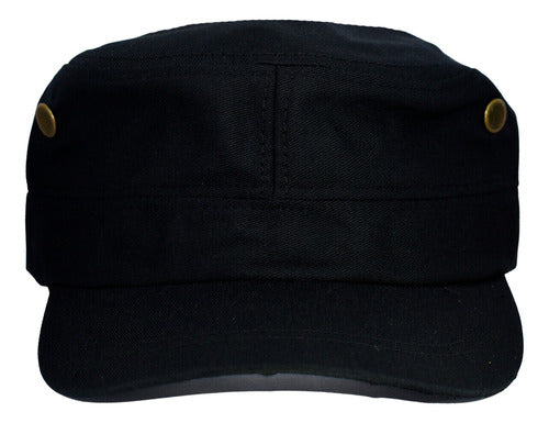 Black Short Brim Cap 0