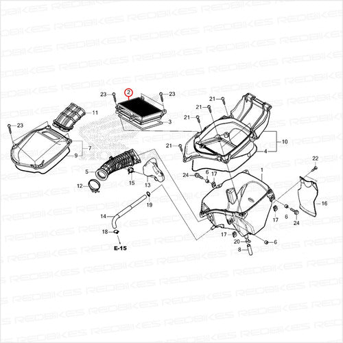 Honda Kit Service XR 190 Original Air Oil Filter M1 1