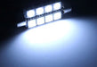 Xiulx98 10 x 7000 K Festoon White 42MM 8 SMD LED Interior Light 2