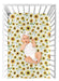 Sweet Jojo Designs Sunflower Girl Jersey Stretch Knit Baby Sheet 3