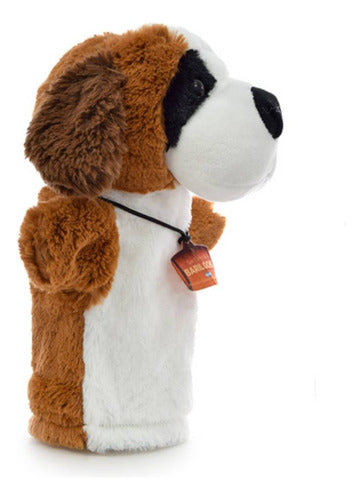 Títere Perro De Peluche San Bernardo Original Importado Cute 0