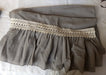 ODD Gasa Tusor Table Runner with Ruffles and Lace 3