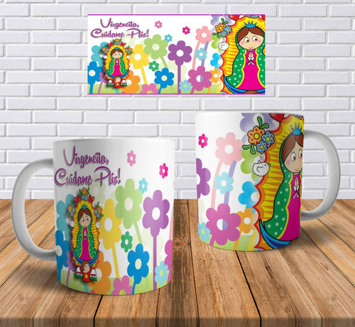 Imprimi Kits Plantillas Sublimar Tazas Virgencitas Porfis Diseños #T145 0