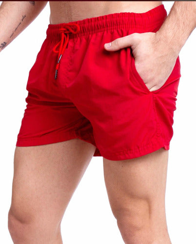 Men's Quick-Dry Swim Shorts with Support and Pockets 3