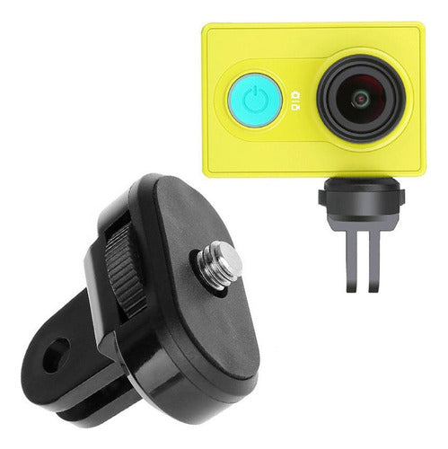 Adaptador E Suporte Para Guiador De Bicicleta P/gopro/sony 1