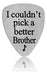 YEEQIN No Pude Elegir Un Mejor Hermano Musical Guitar Pick Men Gift 4