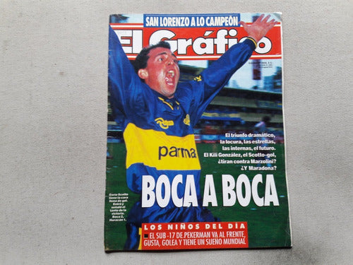 Revista El Gráfico Nº 3958 - Boca Huracán - Póster Colon 0