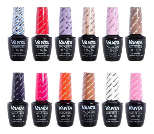 Vanta X12 Esmaltes Semipermanentes Gel On-off Cabina X 15 Ml 0