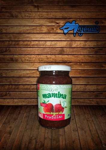 Strawberry Jam Mamina Light, Yeruti. Pack of 6. 400g 2