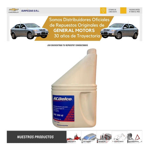 ACDelco Oil Filter + Semi-Synthetic Oil Zafira 1