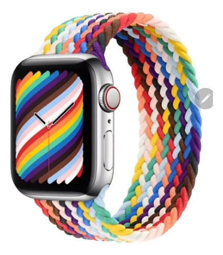 SMBM.IMORTACIONES Malla Nylon Loop Ajustable Para Apple Watch/Smart Watch M/L 0