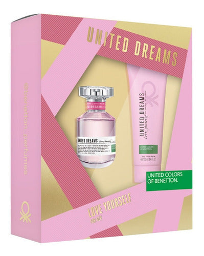 Benetton Kit Perfume United Dreams Love Yourself Body Lotion 0