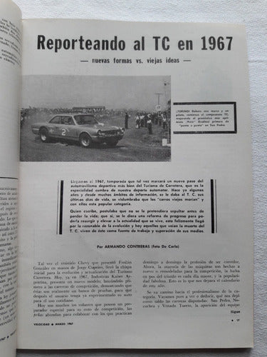 Revista Velocidad N° 198 Febrero 1967 Strale 6000 Gt Daf 44 3