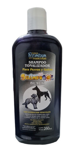 Shampusol Shampoo Tonalizador Black 260ml for Dogs and Cats 0