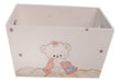 Hand-Painted White Organizer Box 19