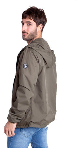 Men's Waterproof Windbreaker Jacket with Hood - Style 726 22