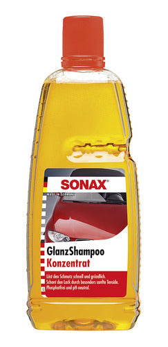 Sonax Kit Lavado Auto Shampoo Paño Microfibra Esponja Pulido 1