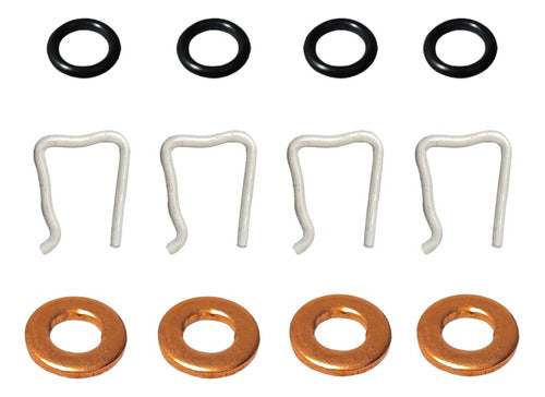 Copper Injector Base Washers Ford Ranger 3.0 + Orring's + Safety Clips 0