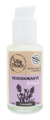 Sentida Botánica Natural Lavender Cream Deodorant Vegan 1