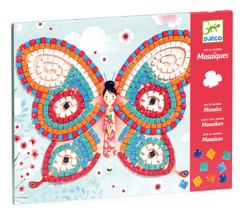 Mosaicos Para Niños - Mariposas -  Djeco - Dj08898 0