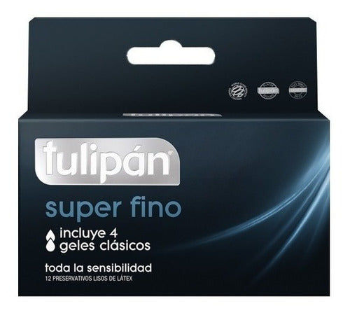 Tulipán Preservativos Látex Super Fino 3 Cajas X12u Discreto 1