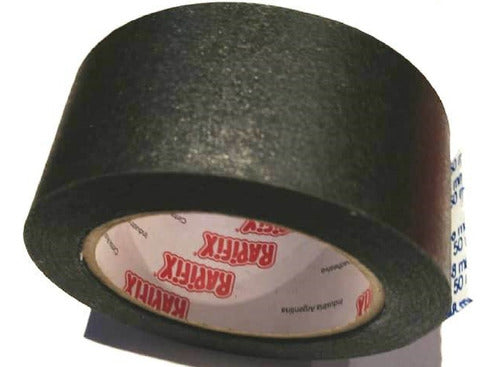 Cinta De Papel Negra Rapifix 48mm X 50mts 2