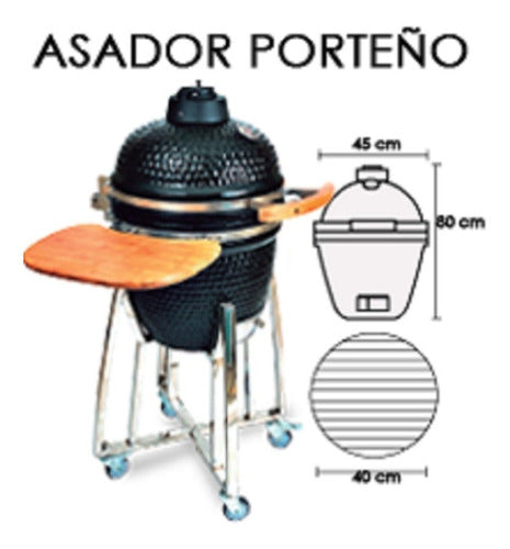 Funda Cobertor Para 4 Modelos Tipo Kamado Arg. 2