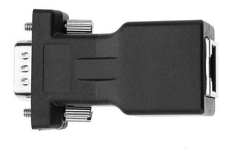 Rj45 A Rs232, Db9 Puerto Serial De 9 Pines Hembra A Rj45 Hem 4