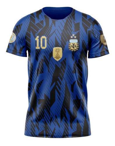 Argentina Pre-Match Champion Three Stars T-Shirt 0